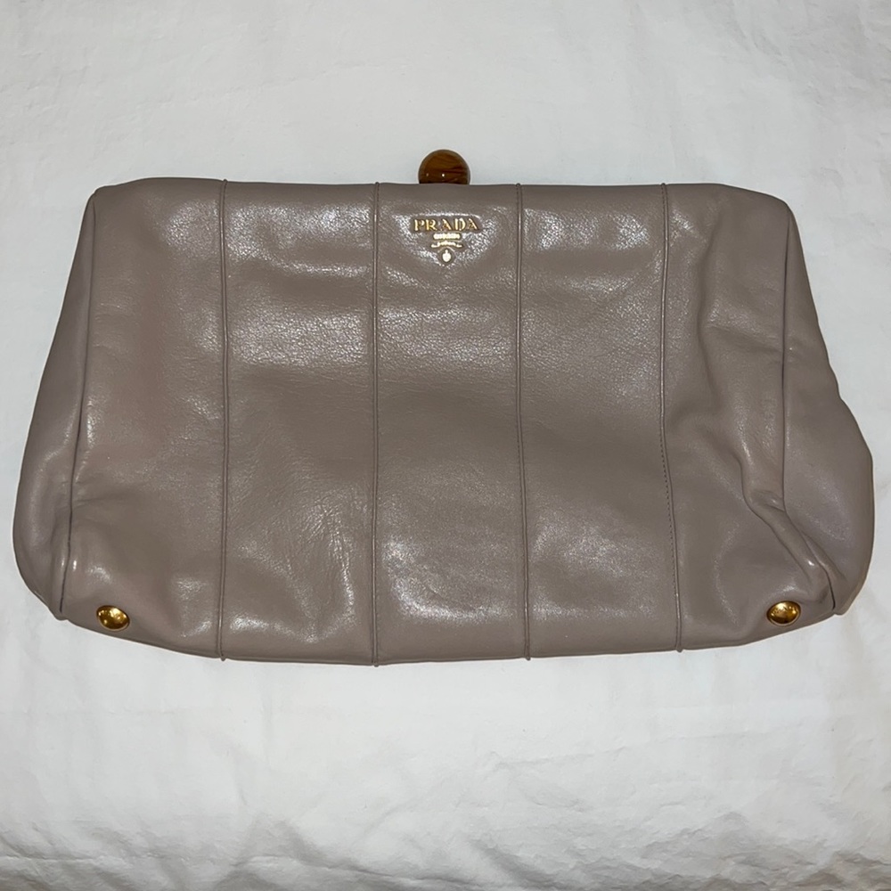 💯 Authentic Prada Clutch